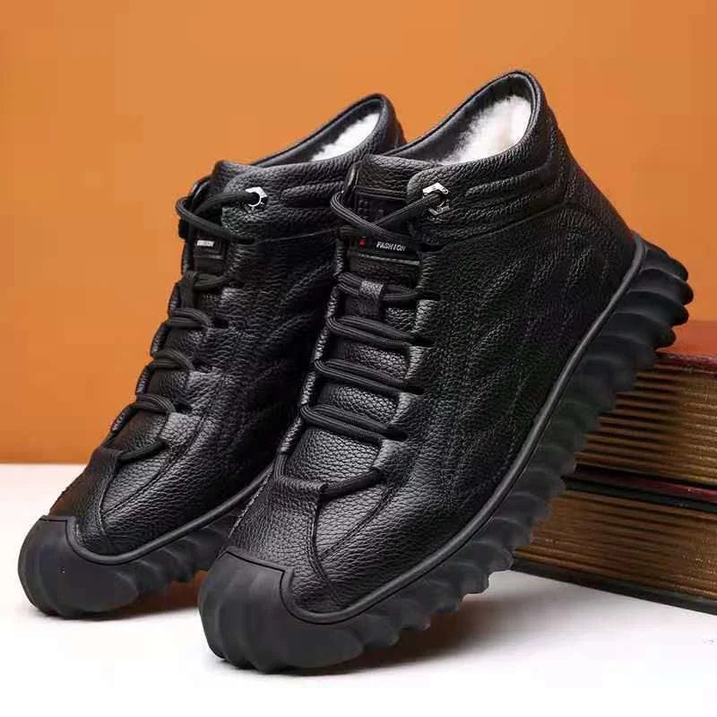 Botas de nieve de forro polar para hombre