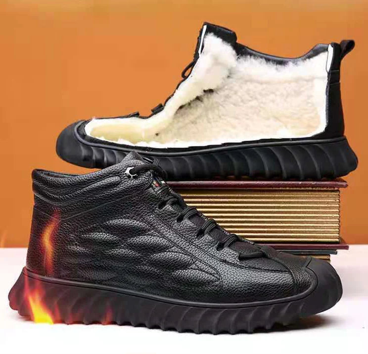 Botas de nieve de forro polar para hombre