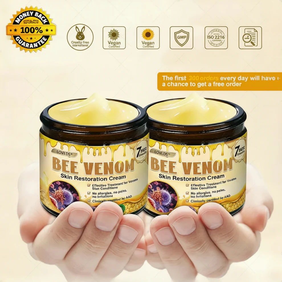 Crema restauradora de piel con veneno de abeja LOVILDS™
