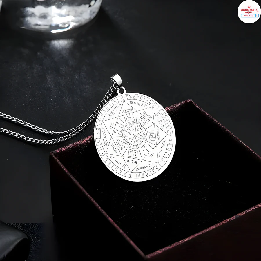 Amuleto de Protección Espiritual - Collar 7 Arcángeles en plata 925