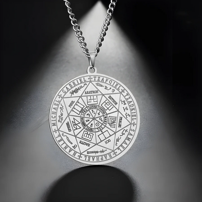 Amuleto de Protección Espiritual - Collar 7 Arcángeles en plata 925