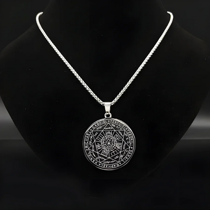 Amuleto de Protección Espiritual - Collar 7 Arcángeles en plata 925