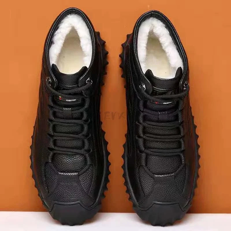 Botas de nieve de forro polar para hombre