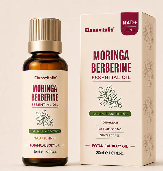 Aceite Esencial De Moringa Y Berberina Formula Avanzada 10 en 1🍃