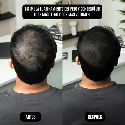 polvo capilar HAIR RICH es mejor que las fibras capilares