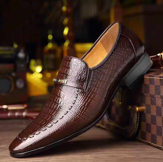 Zapatos de piel cómodos y lujosos para hombre