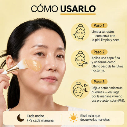 Mascarilla Nocturna De Cúrcuma Y Ácido Kójico De Quia