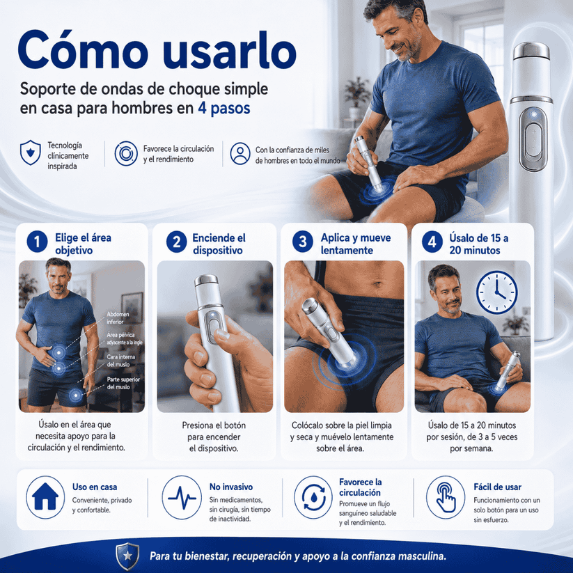 Masajeador De Terapia De Ondas De Choque Ultrasónicas