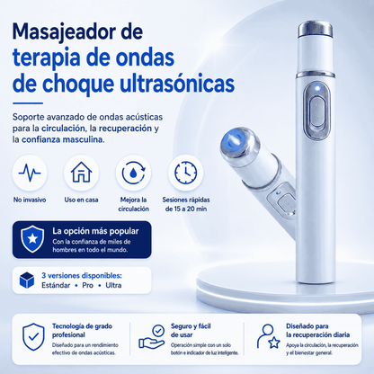 Masajeador De Terapia De Ondas De Choque Ultrasónicas