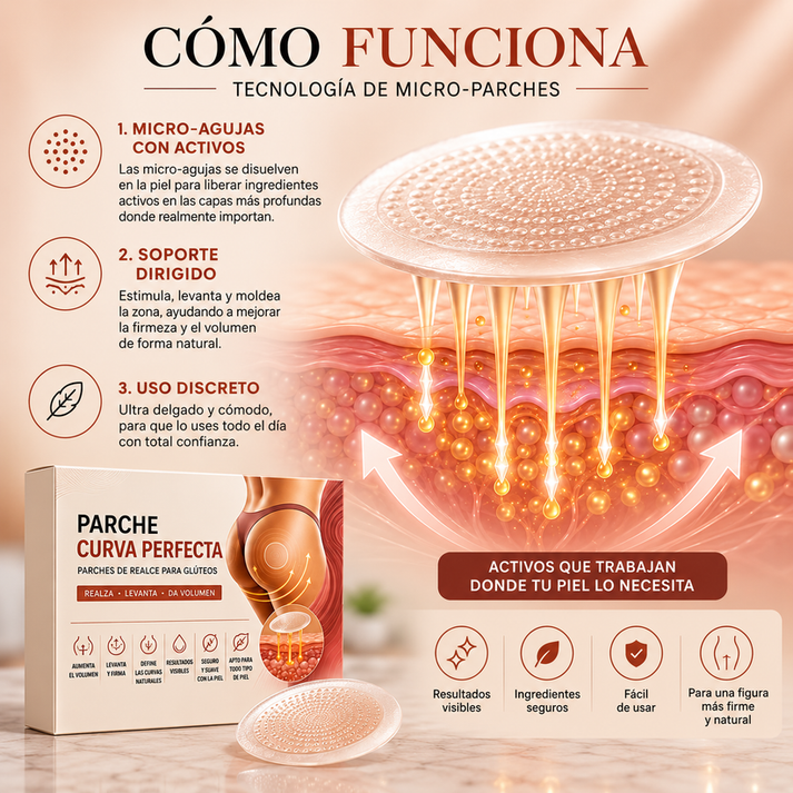 Micro-Parches Reafirma • Suaviza • Esculpe las curvas (Pack x30)