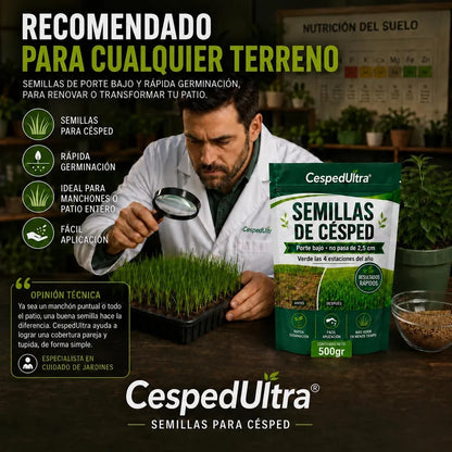 🌱PAGA 1 LLEVA 2 🌱Césped Ultra De Tierra Pelada A Alfombra Verde