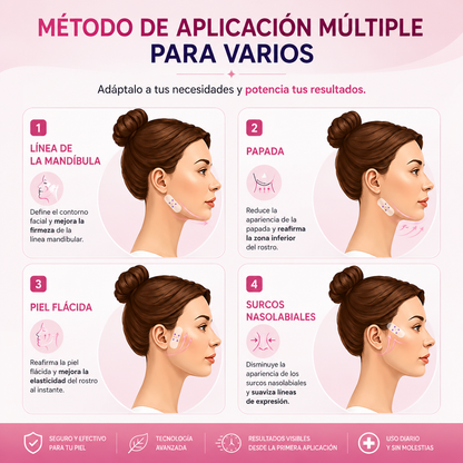 La Cinta Adhesiva Invisible LBMLBM™ V-Face Lifting-