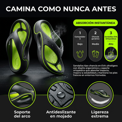 Sandalias Eva ultra cómodas y modernas