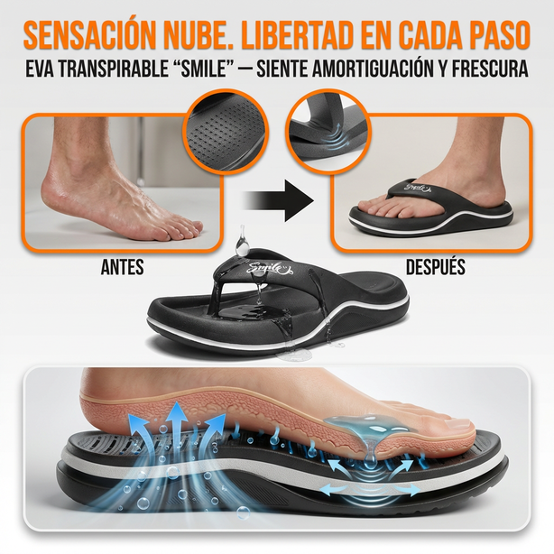 Sandalias ligeras y a la moda Eva