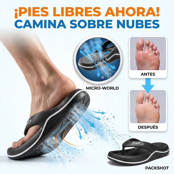 Sandalias ligeras y a la moda Eva