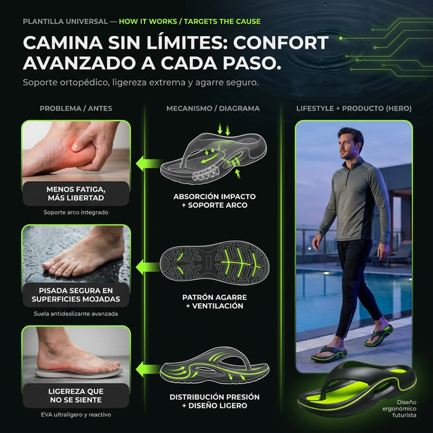 Sandalias Eva ultra cómodas y modernas