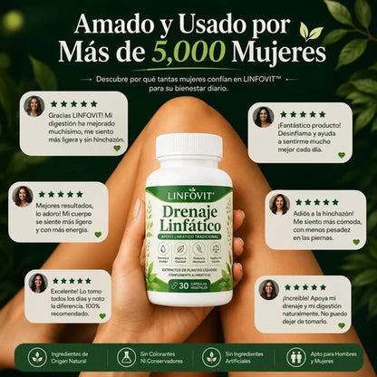 Linfovit™ | Desinflama Tu Abdomen Sin Renunciar a Tus Fines De Semana 🍻