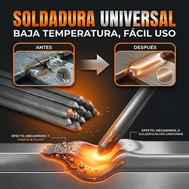 Varilla de Soldadura x 6 unidades (PACK)🔥