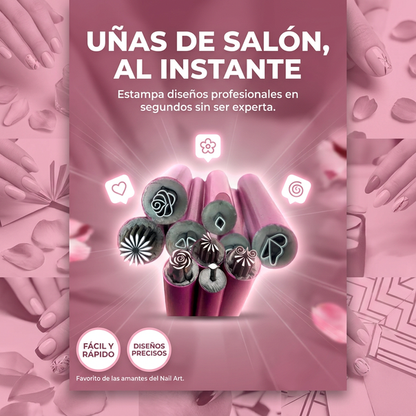 Set Paga 1 lleva 6 en Bolígrafo para estampar Uñas