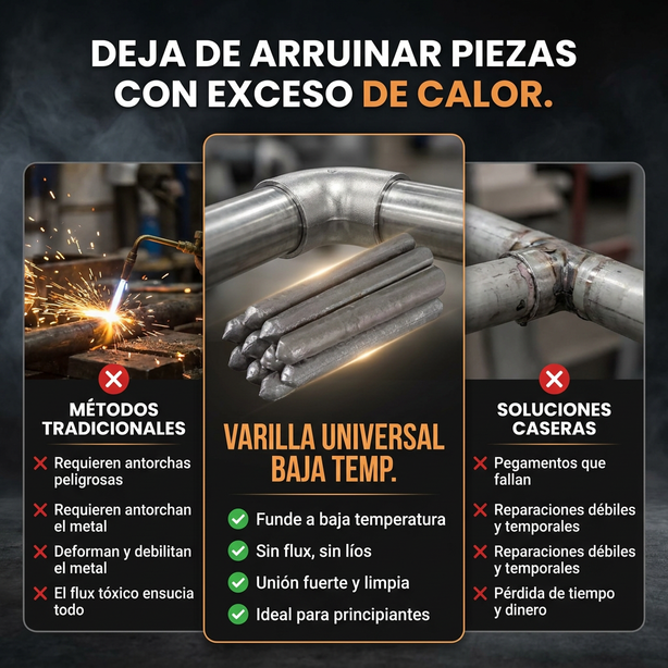 Varilla de Soldadura x 6 unidades (PACK)🔥