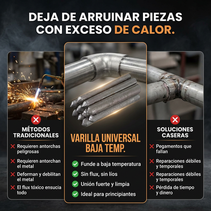 Varilla de Soldadura x 6 unidades (PACK)🔥