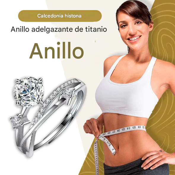 Anillo de diamantes de moissanita con magnetología