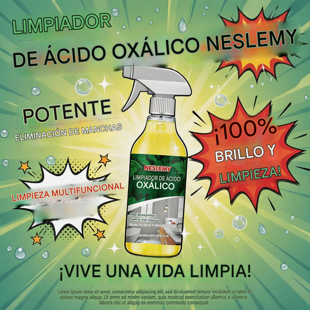 NESLEMY Limpiador de baño para manchas difíciles en inodoros y lavabos