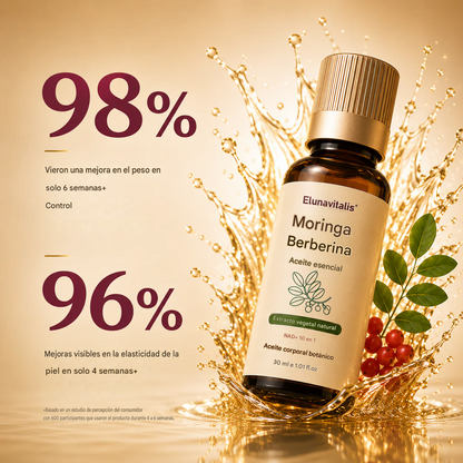 Aceite Esencial De Moringa Y Berberina Formula Avanzada 10 en 1🍃
