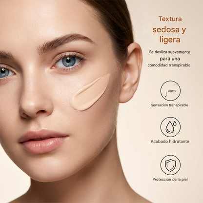BB Cream hidratante para un acabado natural e impecable.