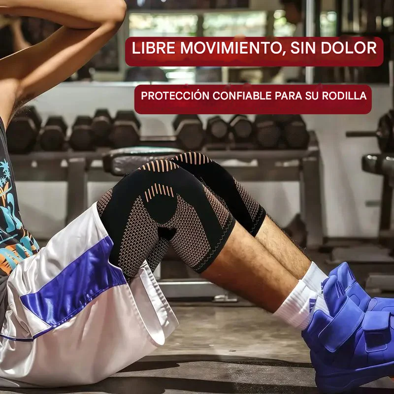 Rodillera de fibra de cobre