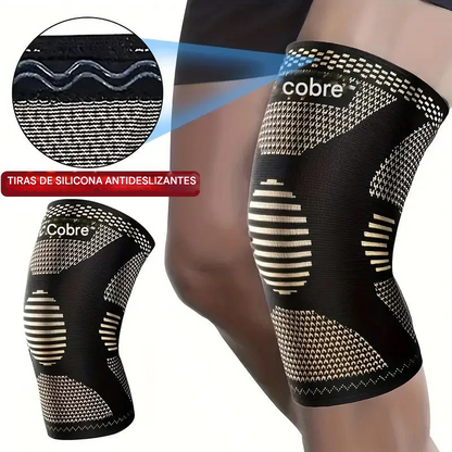 Rodillera de fibra de cobre
