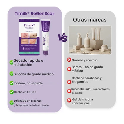 TIMILK® ReGenScar gel reparador de cicatrices (resultados visibles en 7 días)☀️🧴